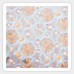 Spring faded wildflowers 5 (MD23SPR016b) Sticker